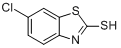6-氯-2-巯基苯并噻唑分子式结构图