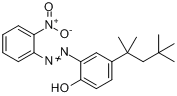 2-(2'-硝基苯偶氮)-4-叔辛基酚分子式结构图