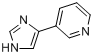 3-(1H-咪唑-4-基)吡啶分子式结构图