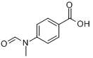 4-(N-甲酰基-N-甲基氨基)苯甲酸分子式结构图