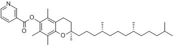 生育酚烟酸酯;维E烟酸酯分子式结构图