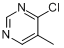 4-氯-5-甲基嘧啶分子式结构图