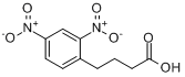 2,4-二硝基苯丁酸分子式结构图