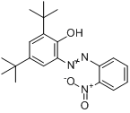 2-(2'-硝基苯偶氮)-4,6-二叔丁基酚分子式结构图