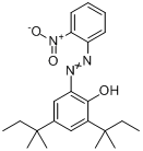 2-(2'-硝基苯偶氮)-4,6-二叔戊基酚分子式结构图