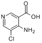 4-氨基-5-氯烟酸分子式结构图