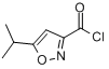 5-异丙基异恶唑-3-甲酰氯分子式结构图