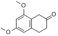 6,8-二甲氧基-3,4-二氢-1H-2-萘酮分子式结构图
