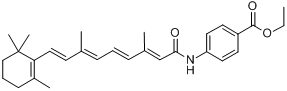 维胺酯;N-(4-乙氧羰基苯基)-3,7-二甲基-9-(2,6,6-三甲基环己烯)-2,4,6,8-壬四烯酰胺;4-[3,7-二甲基-9-(2,6,分子式结构图