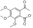 2'-硝基-3',4',5'-三甲氧基苯乙酮分子式结构图