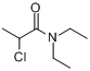 N,N-二乙基-2-氯丙酰胺分子式结构图