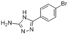 5-(4-溴苯基)-4H-1,2,4-三唑-3-胺分子式结构图