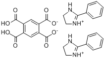 均苯四甲酸4,5-二氢-2-苯基-1H-咪唑(1:2)分子式结构图