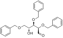 2,3,5-三苄氧基-D-核糖分子式结构图