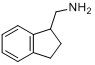 2,3-二氢-1H-茚-1-甲胺分子式结构图