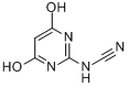 4,6-二羟基-2-氰基氨基嘧啶分子式结构图