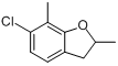 2,3-二氢-6-氯-2,7-二甲基苯并呋喃分子式结构图