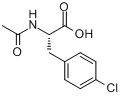 (S)-2-乙酰胺基-4-氯苯丙氨酸分子式结构图