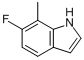 6-氟-7-甲基吲哚分子式结构图
