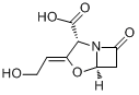 克拉维酸;(2R,3Z,5R)-3-(2-羟基亚乙基)-7-氧代-4-氧杂-1-氮杂双环[3.2.0]庚烷-2-羧酸分子式结构图