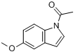 1-乙酰基-5-甲氧基吲哚分子式结构图