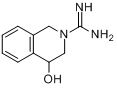 4-羟基异喹胍;4-羟基-3,4-二氢-1H-异喹啉-2-甲脒分子式结构图