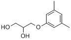 3-(3,5-二甲基苯氧基)-1,2-丙二醇分子式结构图