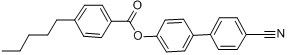 4'-戊基苯甲酸4-氰基联苯酯分子式结构图