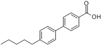 4-戊基联苯-4'-羧酸分子式结构图