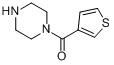 哌嗪-1-基-噻吩-3-基-甲酮分子式结构图