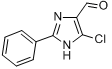 5-氯-2-苯基-3H-咪唑-4-甲醛分子式结构图