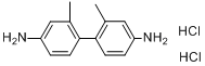 4,4'-二氨基-2,2'-二甲基联苯二盐酸盐分子式结构图