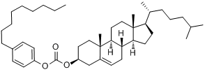 胆甾烯基对壬基苯基碳酸酯;胆甾醇对壬基苯基碳酸酯分子式结构图