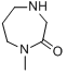 N-甲基高哌嗪-5-酮分子式结构图