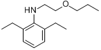 2,6-二乙基苯胺基乙基丙基醚分子式结构图