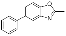 2-甲基-5-苯基苯并噁唑;2-甲基-5-苯基氧氮茚分子式结构图