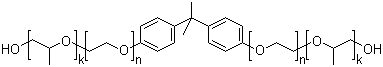 双酚-A聚氧乙烯-聚氧丙烯醚分子式结构图