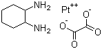 奥沙利铂;草酸合(反式-(-)-1,2-环己二胺)铂(II)分子式结构图