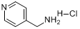 4-吡啶甲胺盐酸盐分子式结构图