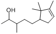 檀香210;5-(2,2,3-三甲基环戊-3-烯基)-3-甲基戊-2-醇分子式结构图