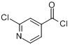 2-氯吡啶-4-甲酰氯分子式结构图