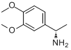 (S)-1-(3,4-二甲氧基苯基)乙胺分子式结构图