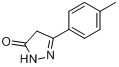 2,4-二氢-5-(4-甲基苯基)-3H-吡唑-3-酮分子式结构图