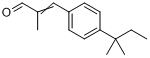 2-甲基-3-(4-叔戊基苯基)丙烯醛分子式结构图