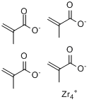 四甲基丙烯酸锆分子式结构图