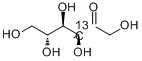 D-果糖-2-13C分子式结构图