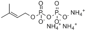 二甲基丙烯基二磷酸-三铵盐;二甲基丙烯基二磷酸-三铵盐;分子式结构图