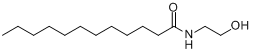 N-(2-羟乙基)十二烷基酰胺;N-(2-羟乙基)十二烷基酰胺;分子式结构图