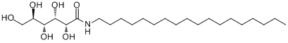 N-十八烷基-D-葡糖酰胺;N-十八烷基-D-葡糖酰胺分子式结构图