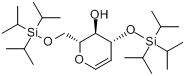 3,6-二-O-(三异丙基甲硅烷基)-D-半乳醛分子式结构图